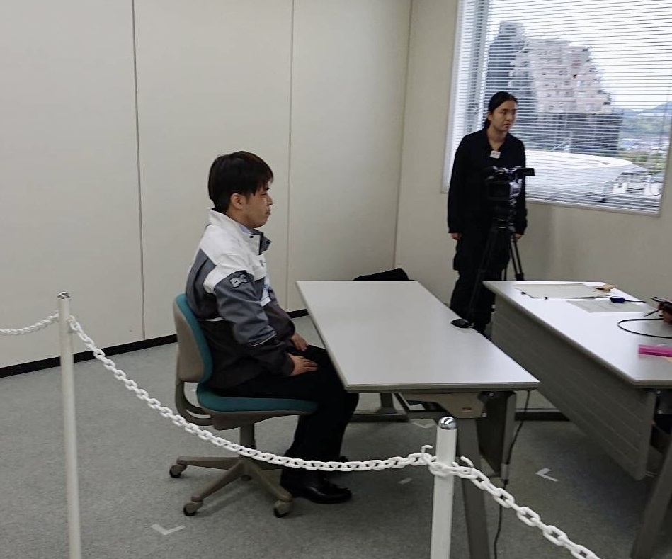 写真:競技中の錦織選手